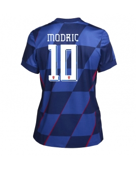 Croazia Luka Modric #10 Maglia Gara Trasferta Repliche Europei 2024 Donna
